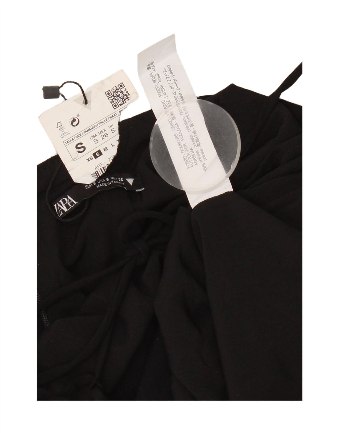 Rochie de soare pentru femei Zara Mic Negru Poliester