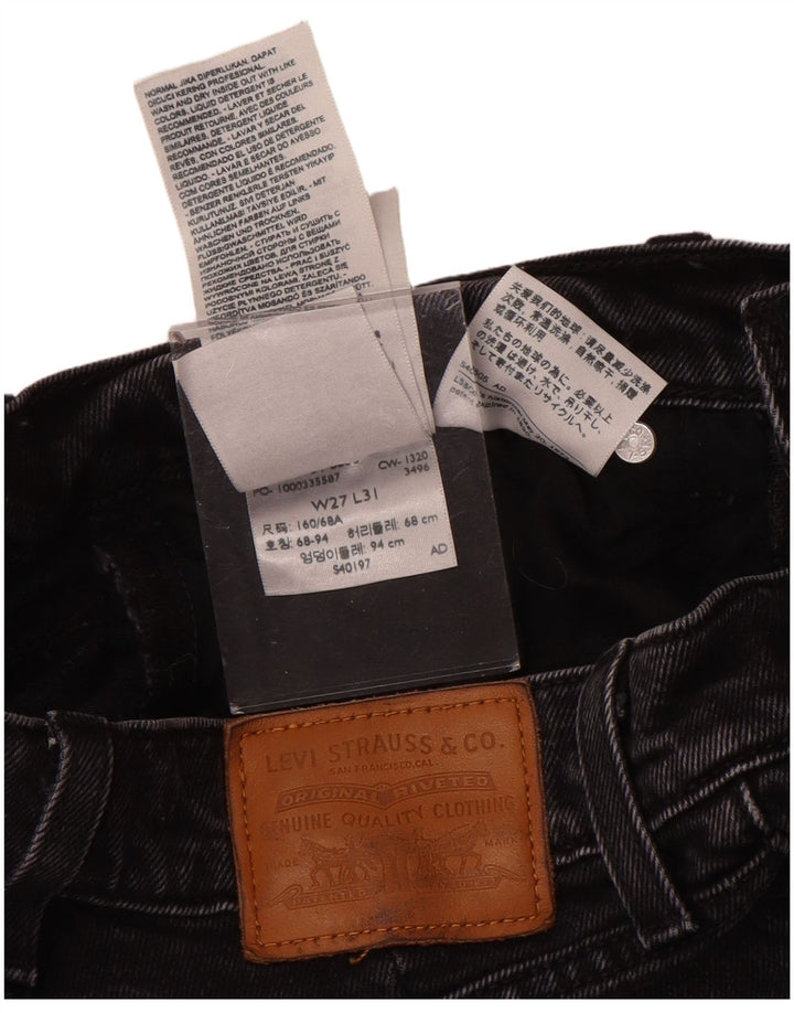 Blugi Levi's pentru femei cu talie înaltă Bootcut W27 L31 bumbac gri