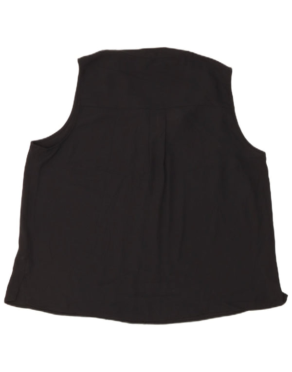 Bluză fără mâneci pentru femei Marks & Spencer UK 20 2XL Poliester negru