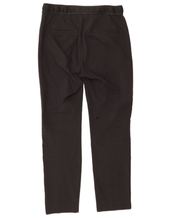 Pantaloni chino slim pentru femei Zara Mediu L28 L26 Bumbac negru