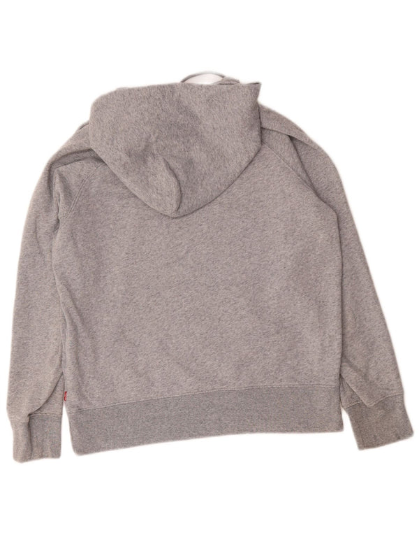 Pulover Levi's pentru bărbați cu capota grafică XS, bumbac cu pete gri