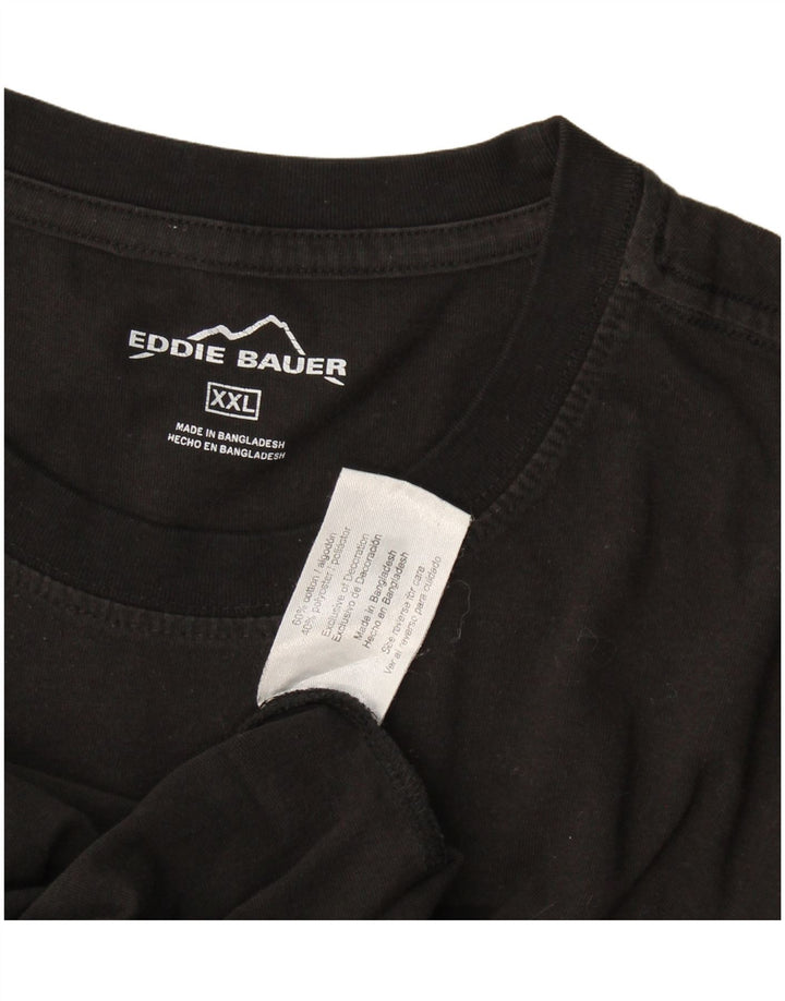 Tricou pentru bărbați Eddie Bauer Top 2XL bumbac negru