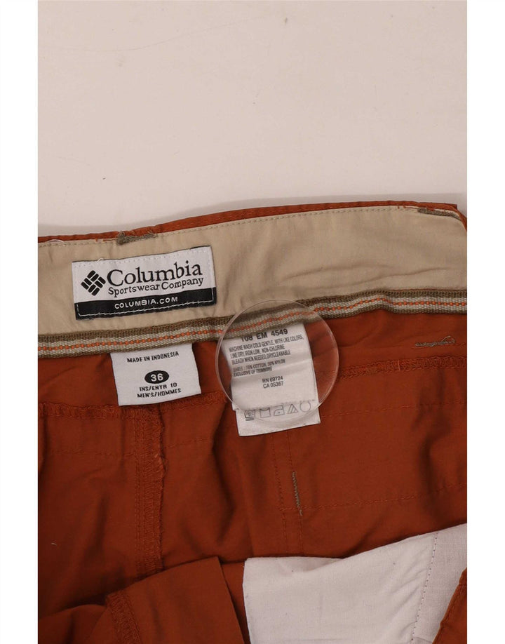 Pantaloni scurți cargo Columbia pentru bărbați W36, maro, bumbac