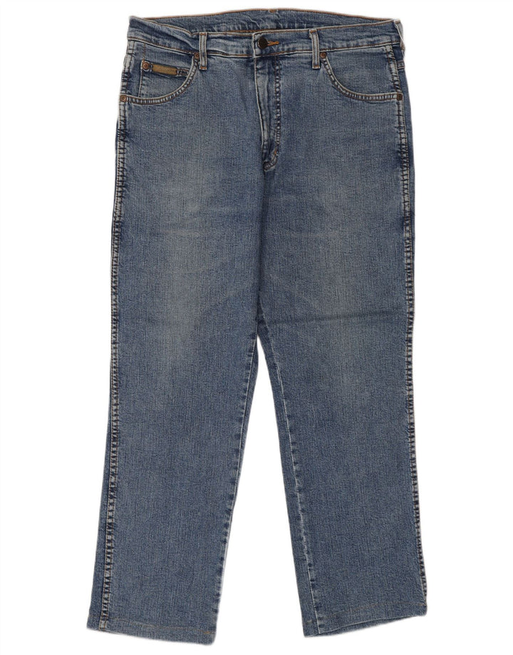 WRANGLER Blugi drepte pentru bărbați Texas W32 L27 Bumbac albastru