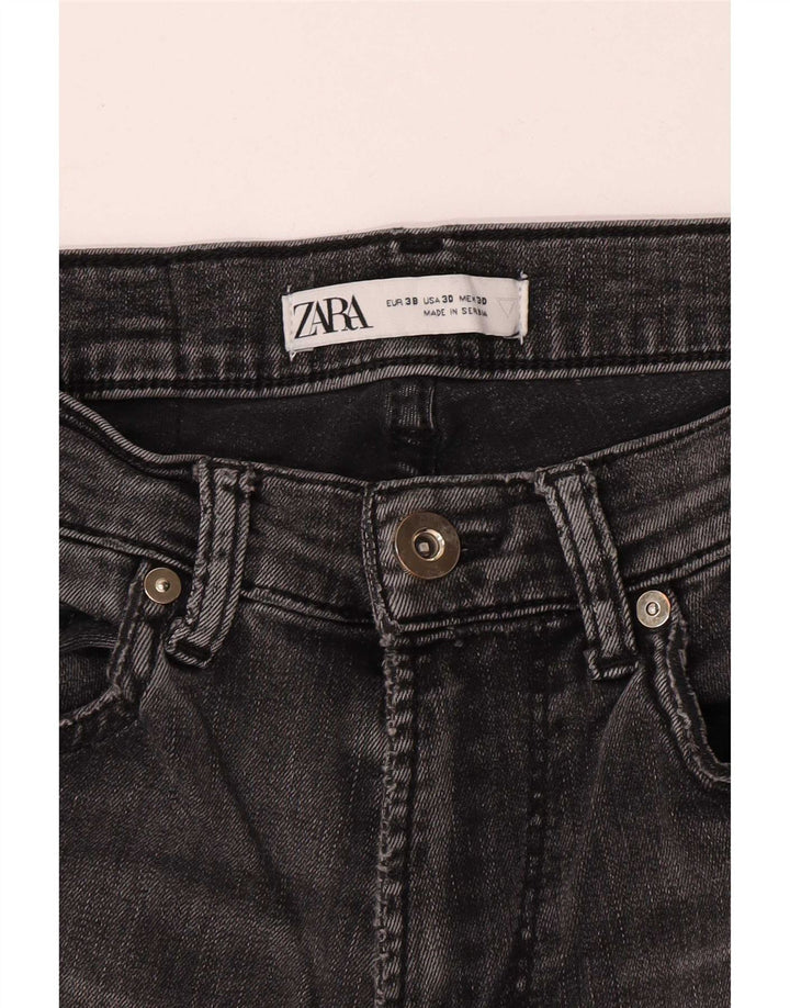 Blugi skinny pentru bărbați Zara EU 38 Mici W30 L29 Gri