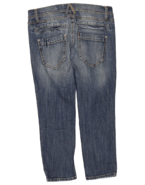 Blugi Capri slim Fit pentru femei Benetton L28 L22 Albastru