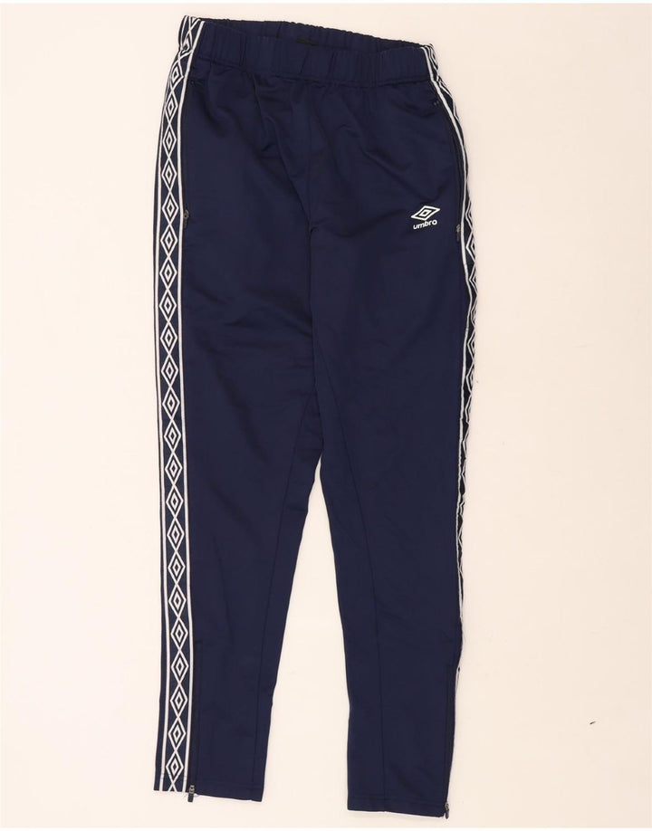 UMBRO Pantaloni de trening grafic pentru bărbați, poliester mediu albastru bleumarin