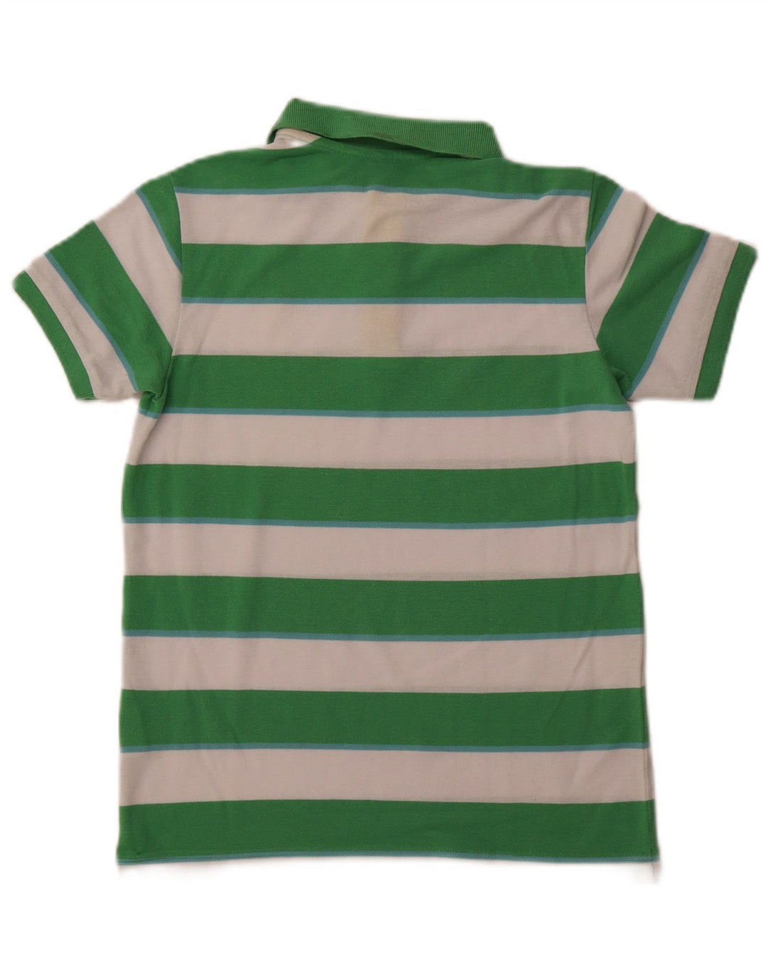 BENETTON Tricou Polo Băieți 10-11 Ani XL Poliester cu dungi verzi