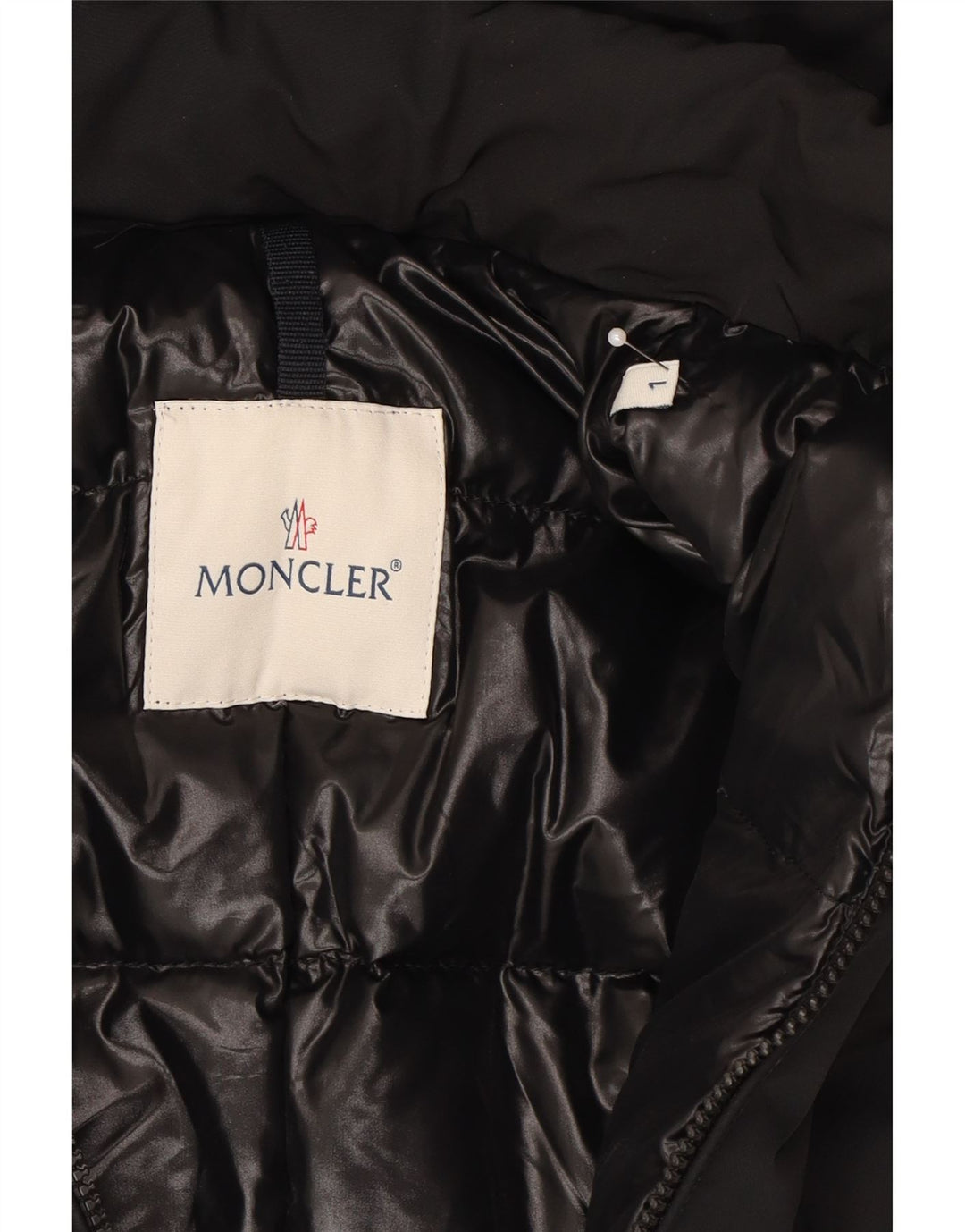 MONCLER Womens Hooded Windbreaker Jacket Size 1 Small Black Winter Vintage Moncler and Second-Hand Moncler from Messina Hembry 