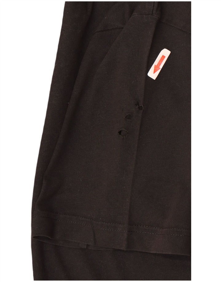 Tricou grafic Puma pentru bărbați Top mediu negru bumbac