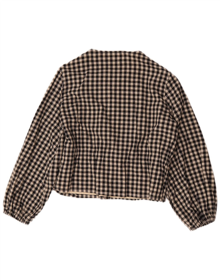 Bomber pentru femei Zara UK 16, mare, negru, bumbac