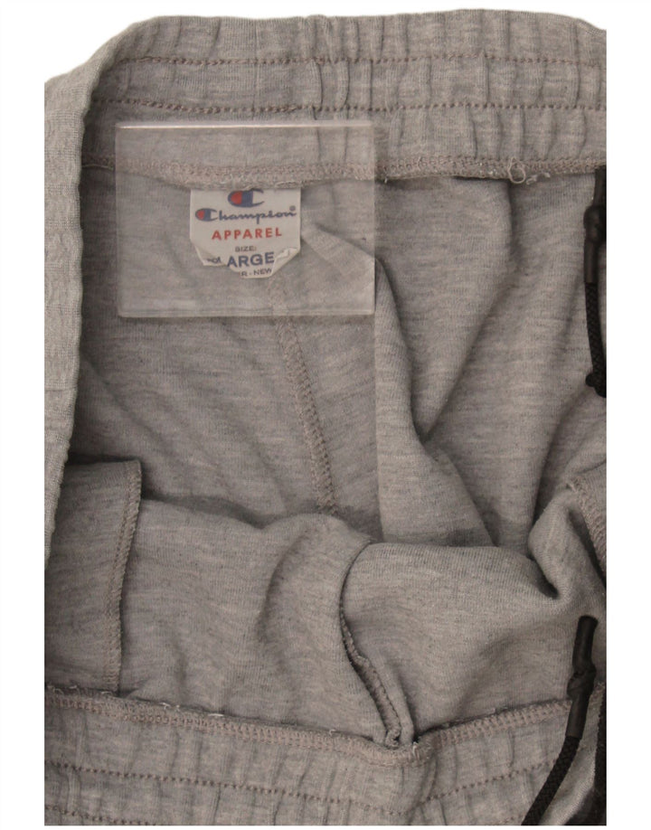 Pantaloni de trening pentru bărbați Champion Pantaloni de jogging mari, gri, blocuri de culoare