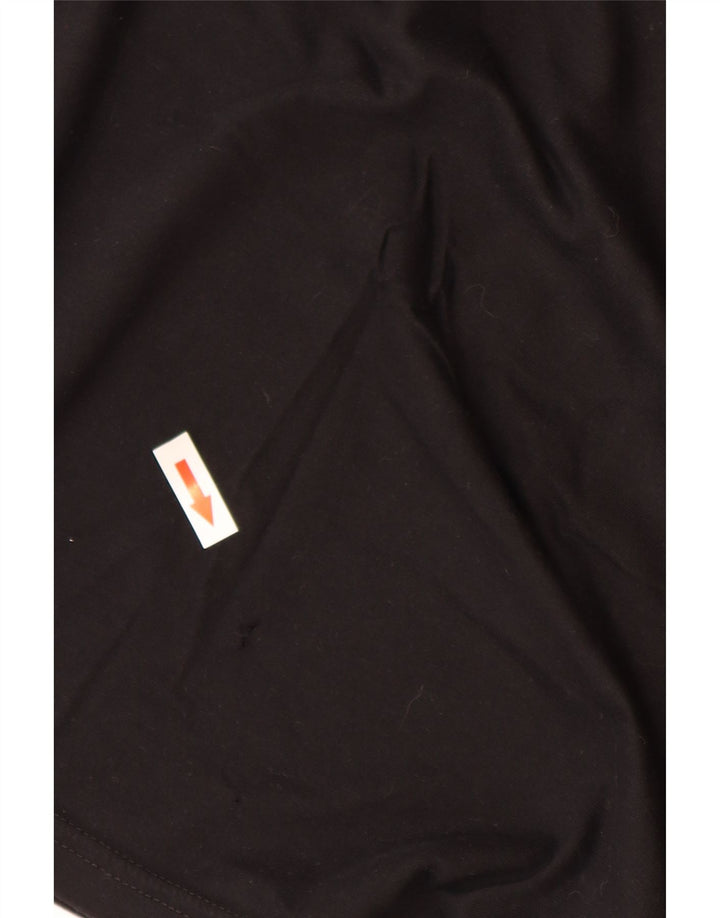 Tricou Fred Perry pentru bărbați Top mare din bumbac negru