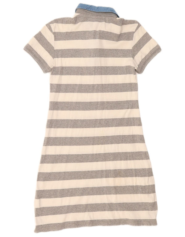 Rochie polo Champion pentru femei Heritage Fit UK 14, mare, gri cu dungi