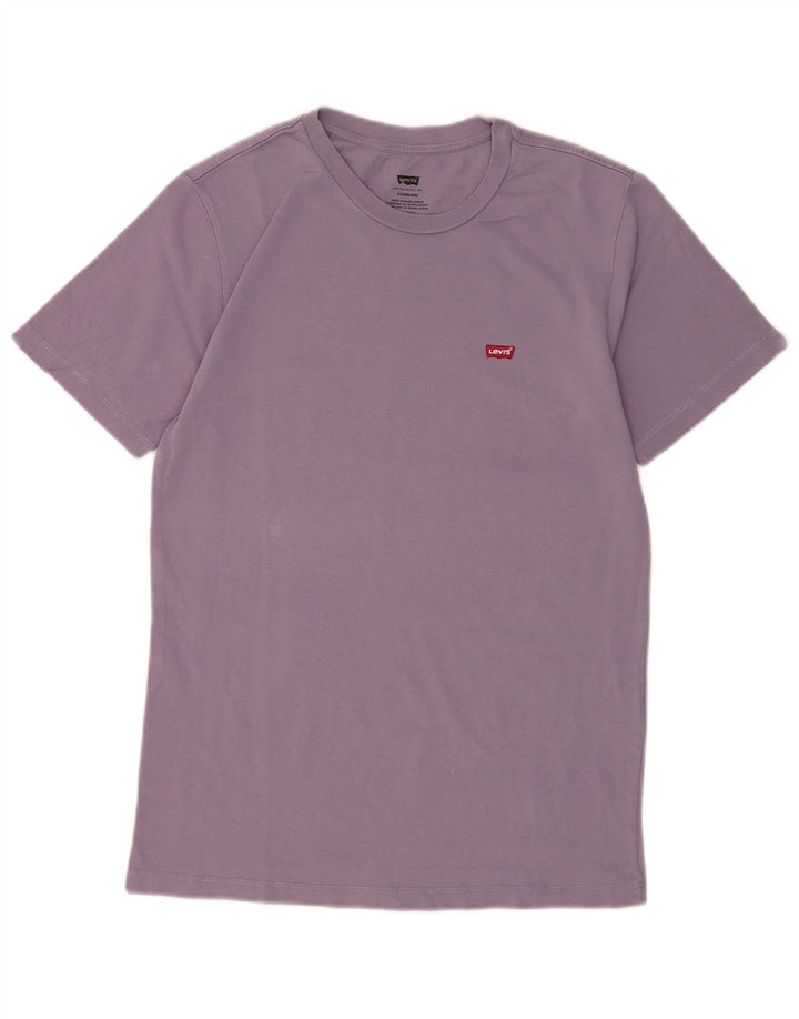 Tricou standard pentru bărbați Levi's Top mic din bumbac violet