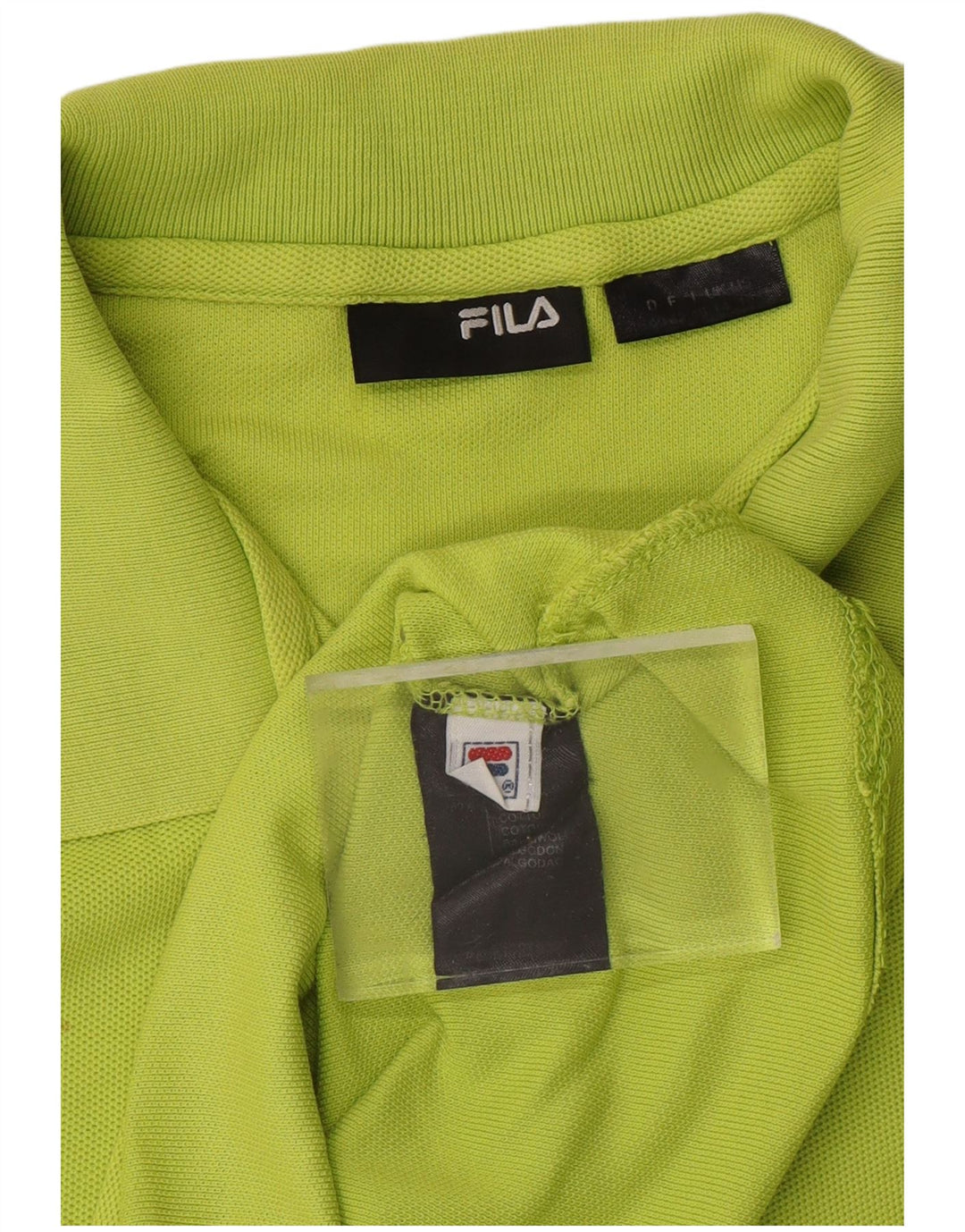 Tricou polo pentru femei FILA UK 14 mare, verde, bumbac