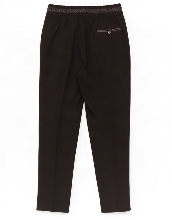Pantaloni chino crop slim pentru femei Zara Mici L26 L25 Negri