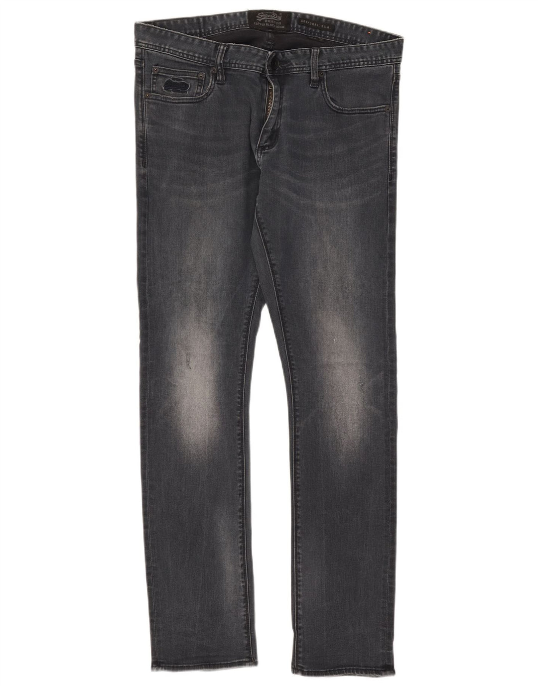 Blugi Superdry Corporal Slim pentru bărbați W34 L32 Bumbac bleumarin