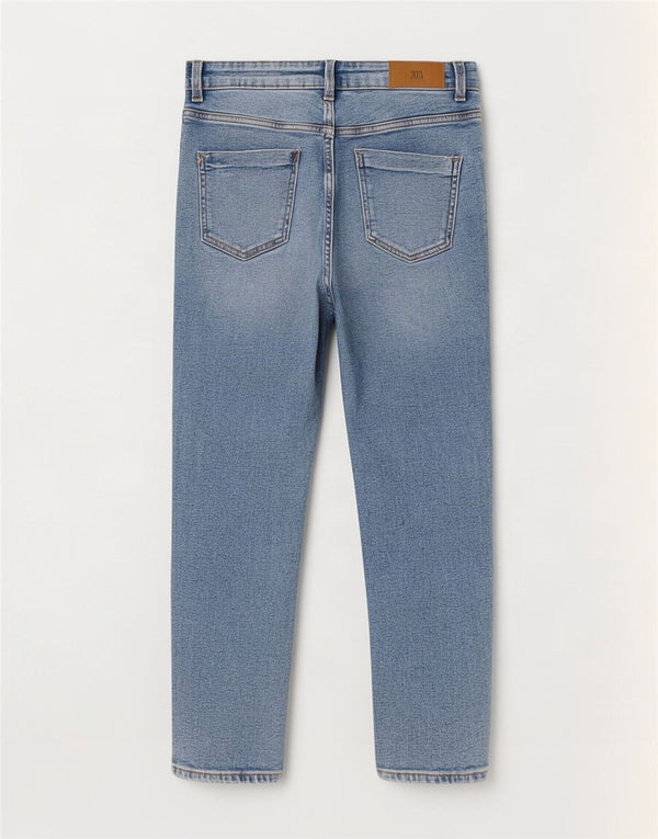 Blugi skinny pentru femei Zara EU 42 Large W32 L26 Blue Bumbac