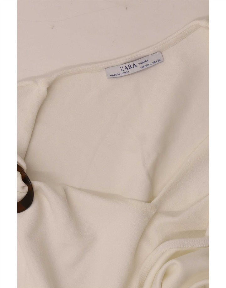 Body fără mâneci pentru femei Zara UK 8 Small White