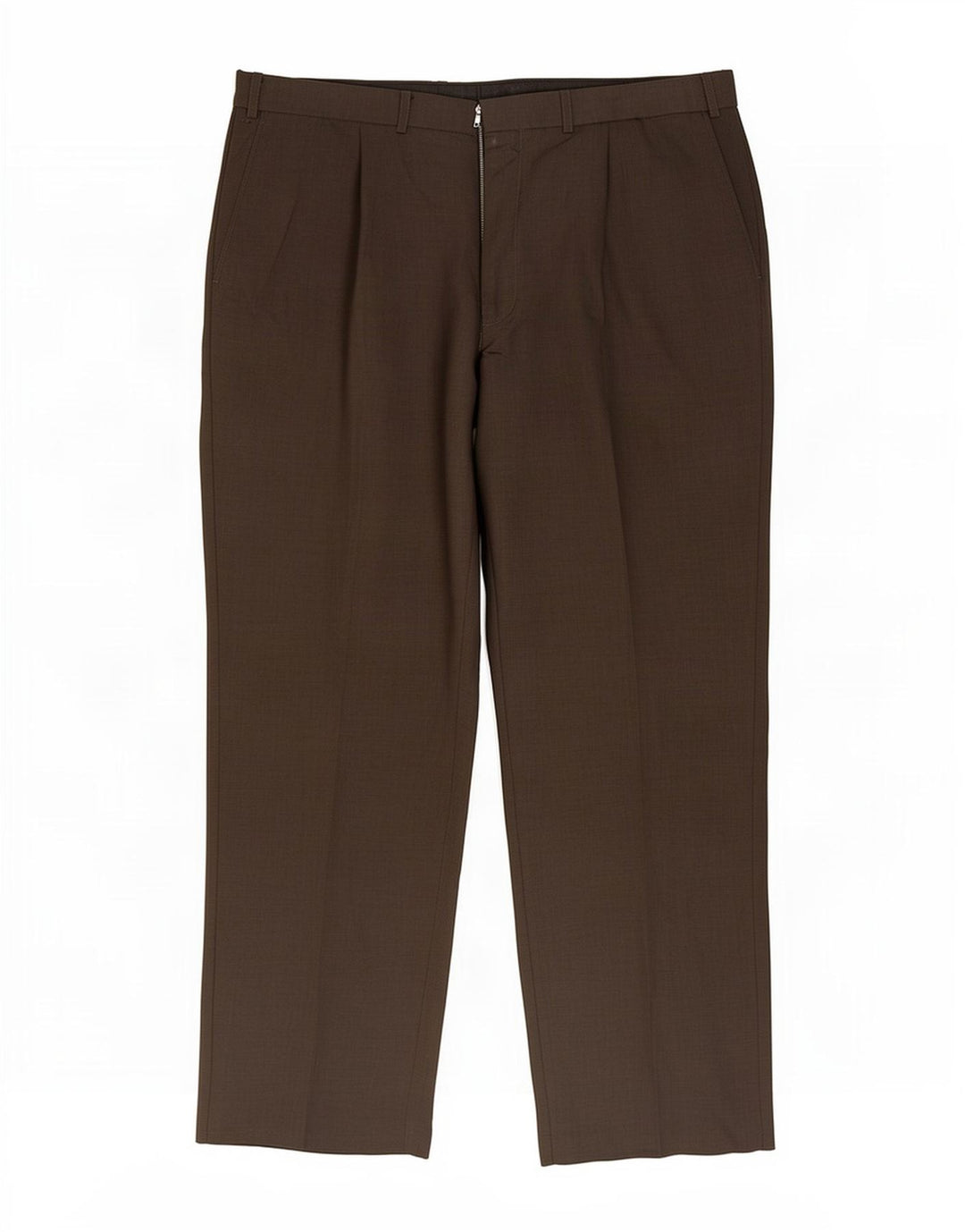Marks & Spencer Pantaloni de costum bărbătesc L38 L31 Maro Poliester