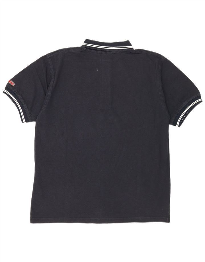 Tricou polo pentru bărbați Slam, mare, bleumarin, bumbac