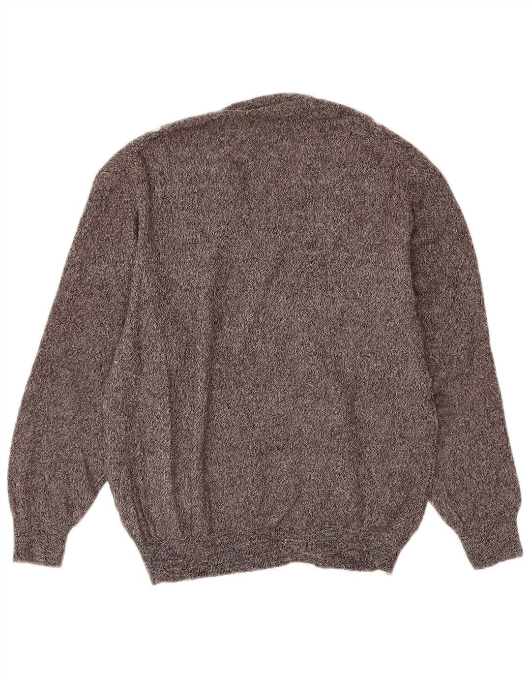 Pulover cu decolteu în V PAQUITO pentru femei UK 14 Medium Gri Argyle/Diamond