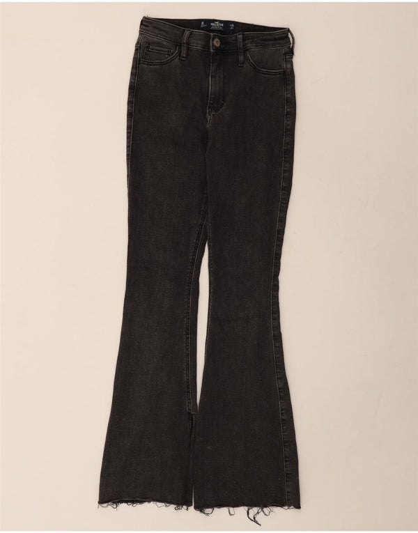 Hollister Blugi evazați cu talie înaltă pentru femei US 4 Small W26 L31 bumbac gri