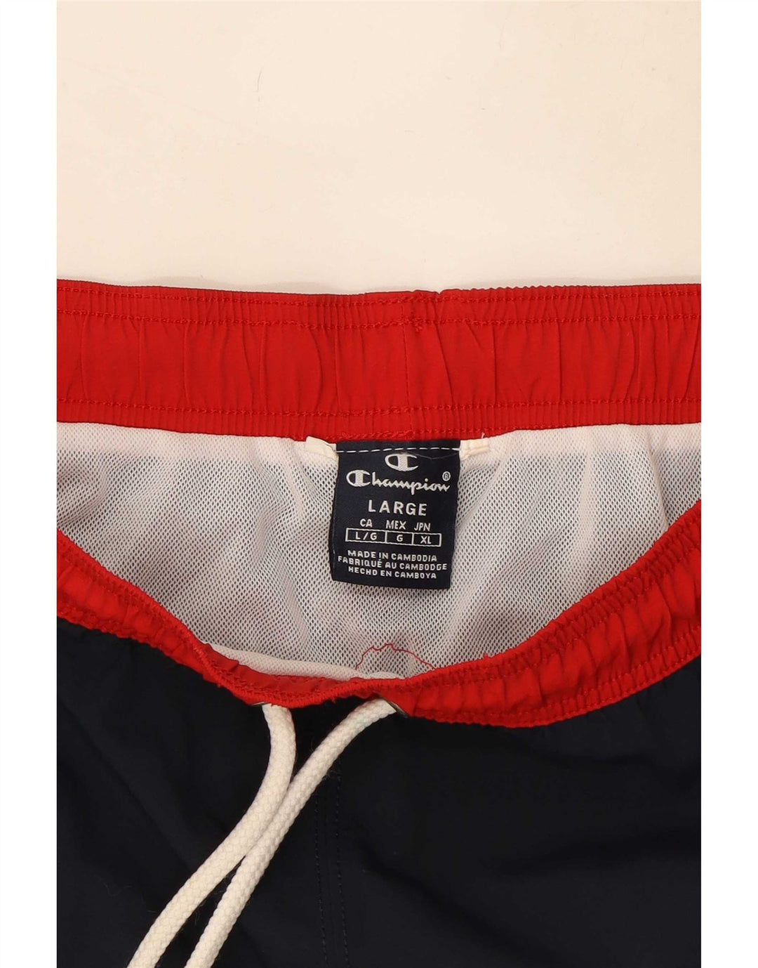 Pantaloni scurți de înot cu grafic pentru bărbați Champion, mari, albastru, color block