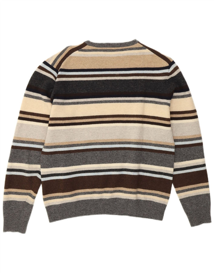 Pulover KAPPA pentru damă cu gât roșu, cu dungi mari, multicolore, UK 16