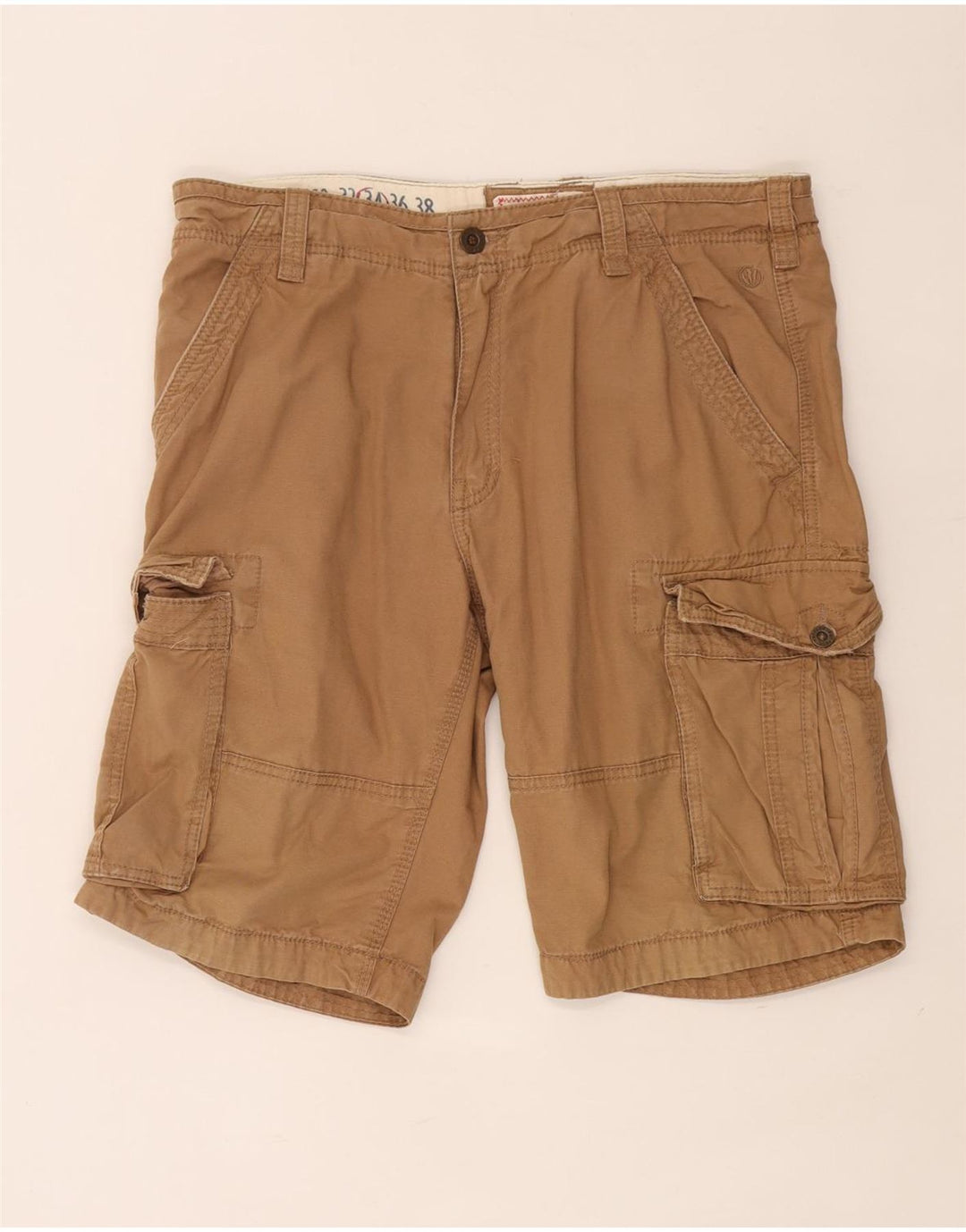 Pantaloni scurți cargo pentru bărbați Fat Face W34, bumbac maro mare