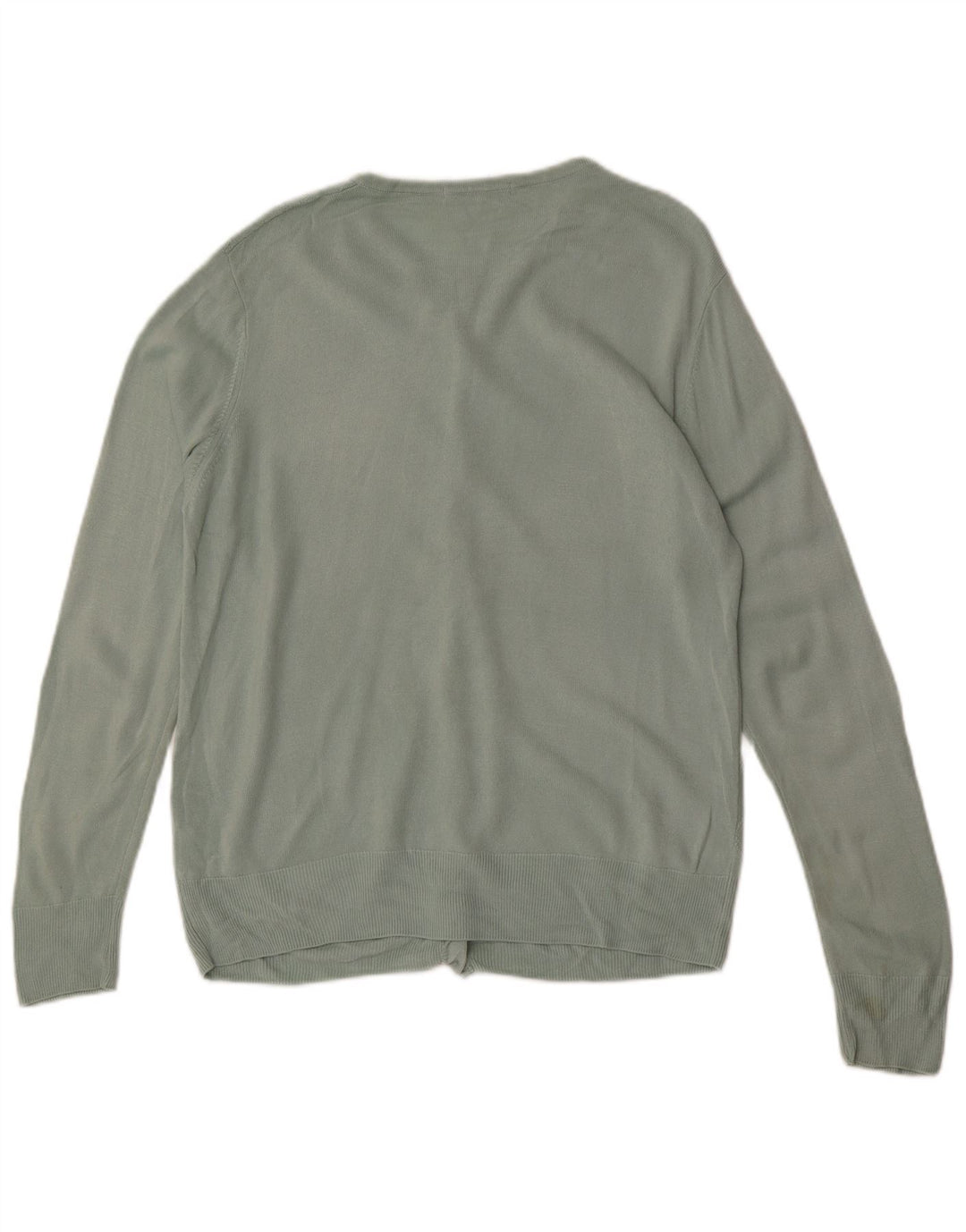 Pulover cardigan pentru femei Marks & Spencer UK 16 Large Green Argyle/Diamond