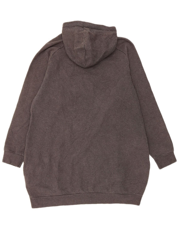Pulover pentru femei Puma Longline Graphic Hoodie UK 14 Medium Gri Bumbac