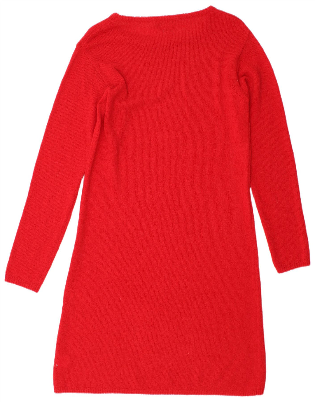 Max Mara Rochie Jumper cu mânecă lungă pentru femei UK 12 Medium Red