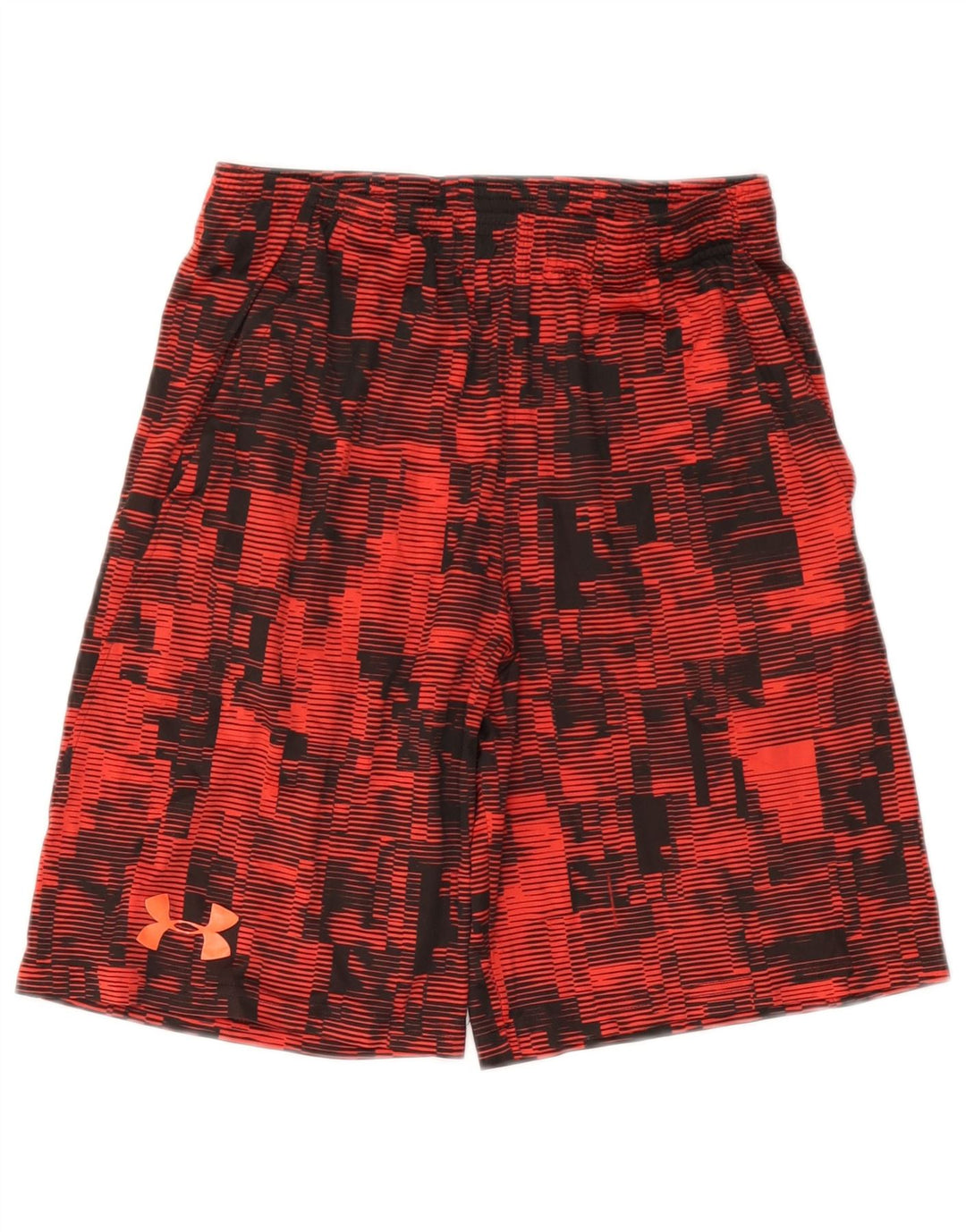 Pantaloni scurți sport pentru băieți UNDER ARMOUR Heat Gear 13-14 ani XL roșu geometric