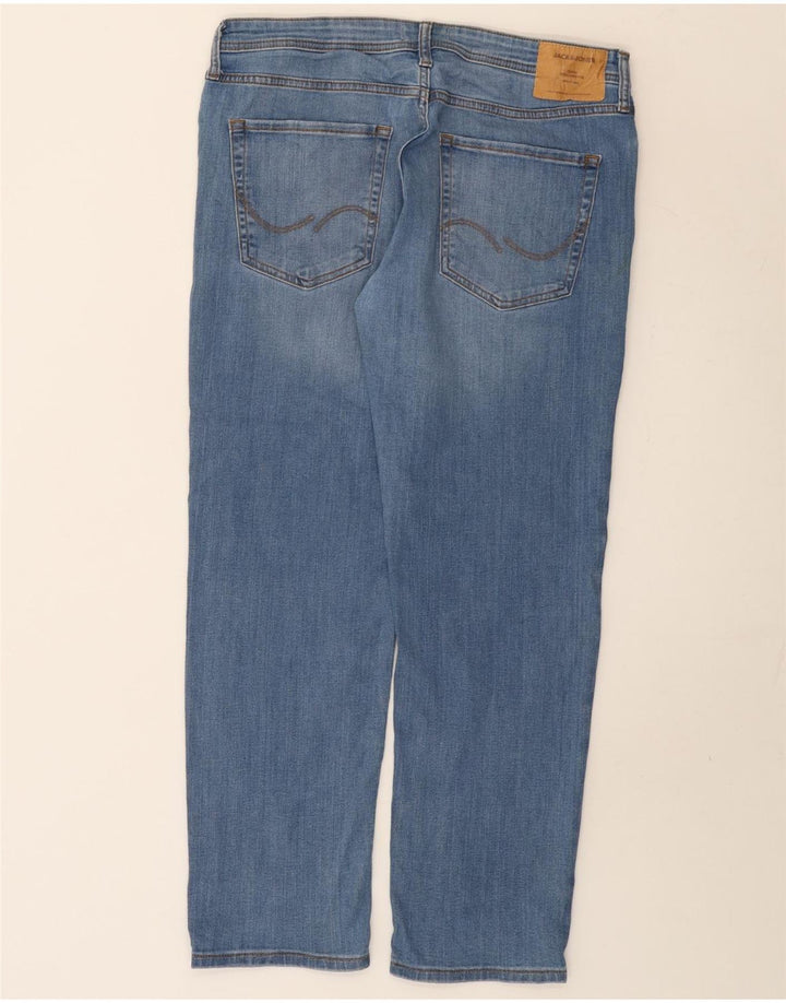 Blugi slim pentru bărbați Jack & Jones W34 L30 bumbac albastru
