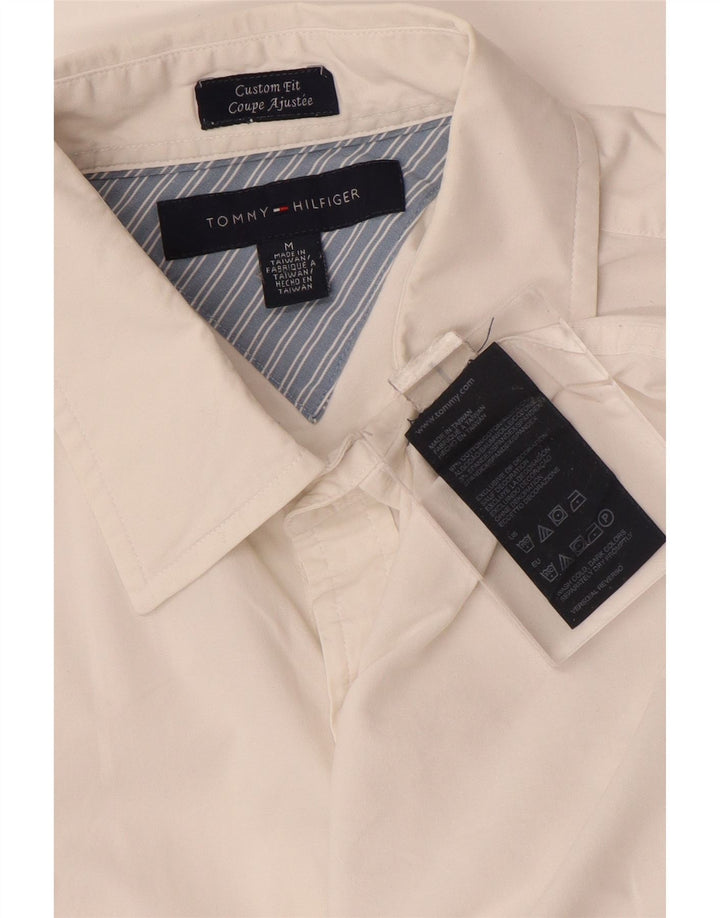 Cămașă personalizată pentru bărbați TOMMY HILFIGER, bumbac alb mediu