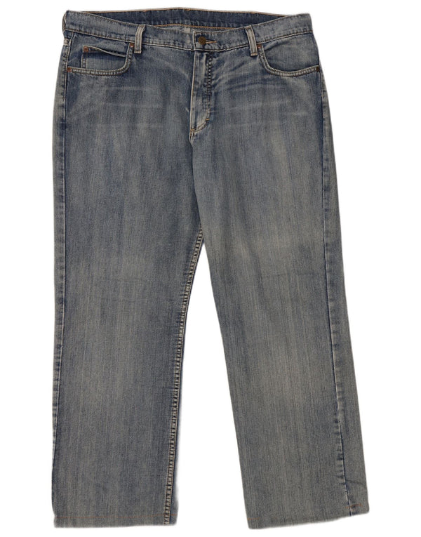 Blugi drepti pentru bărbați LEE Mărimea 48 W38 L29 Bumbac albastru