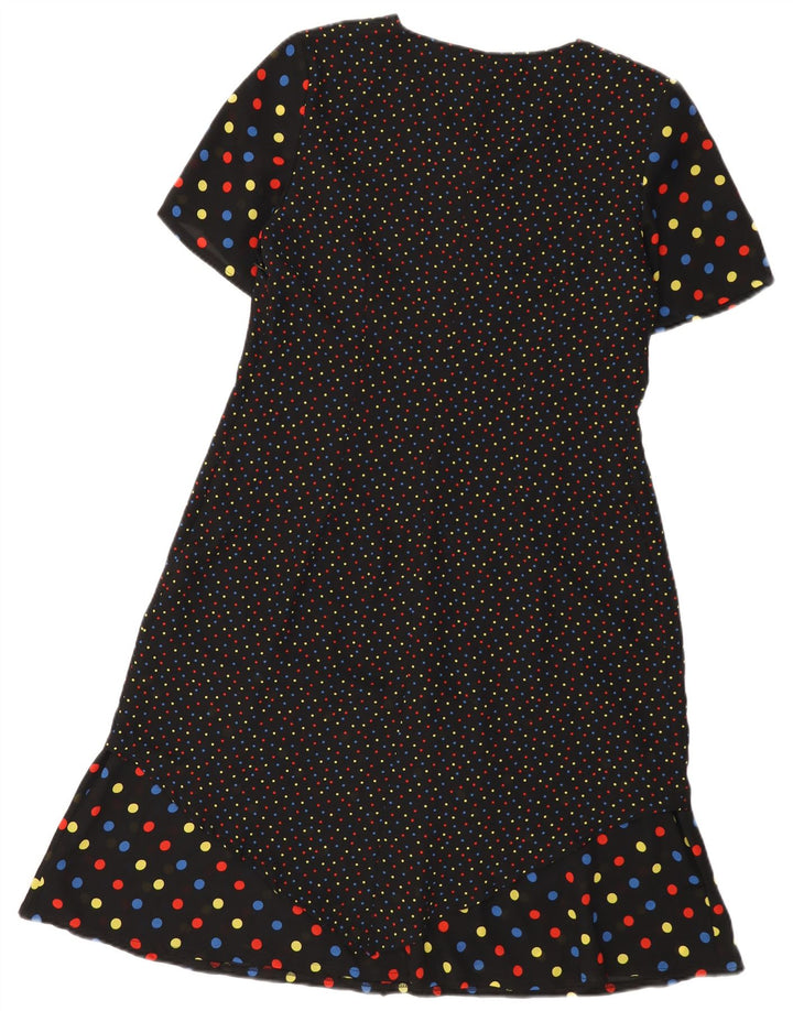 Rochie vintage pentru femei IT 48 XL Poliester cu pete negre