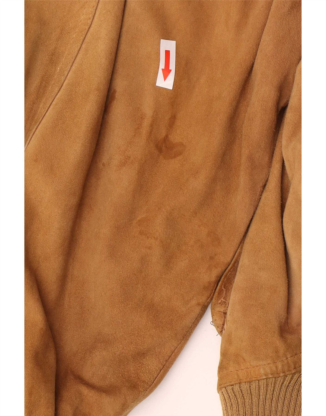 Bomber vintage pentru bărbați din piele intoarsa IT 54 2XL maro retro