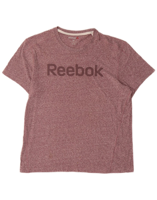 Tricou grafic pentru bărbați Reebok Top Medium Pink Flecked Cotton