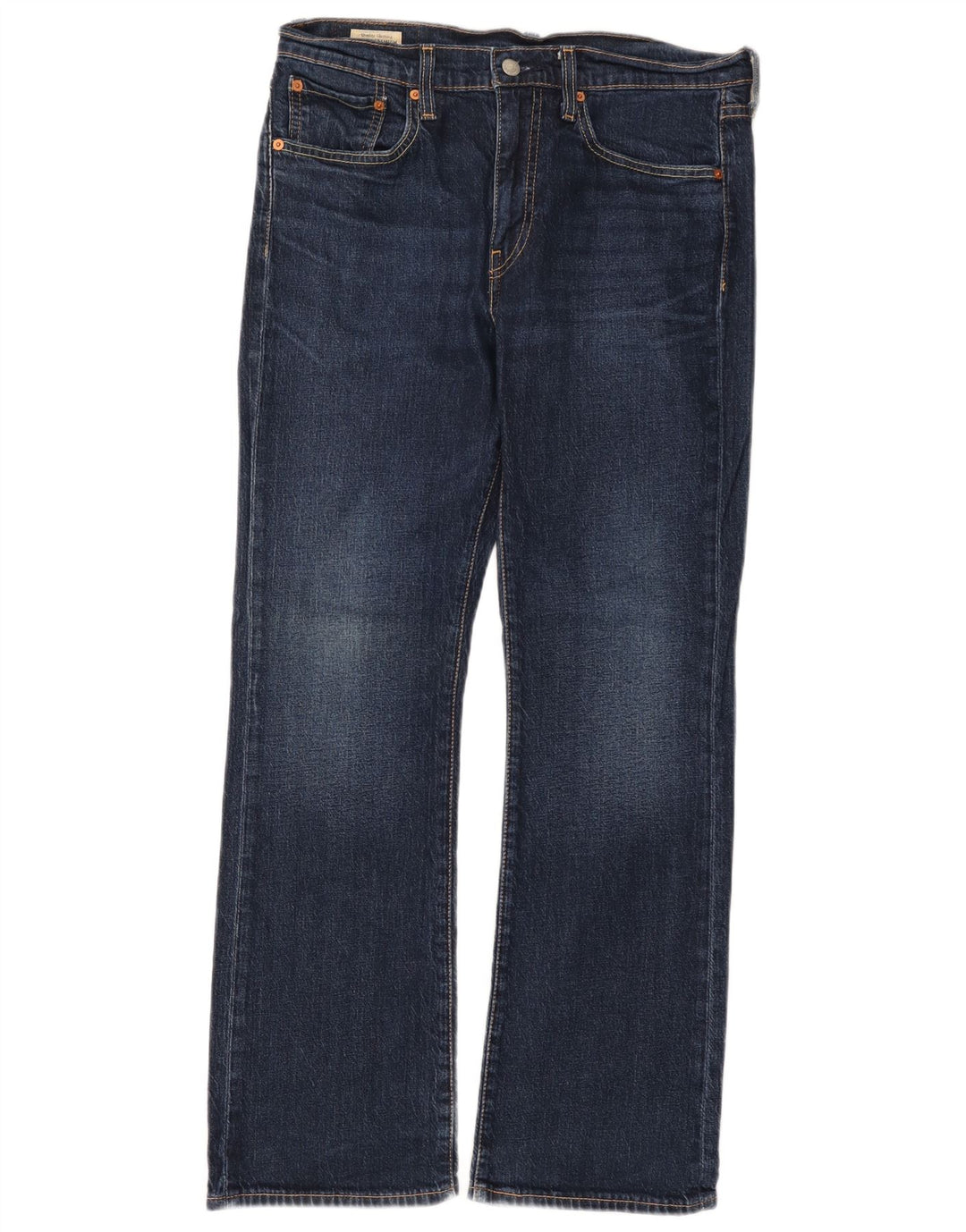 Blugi pentru bărbați Levi's 527 Bootcut W32 L30 Bumbac bleumarin