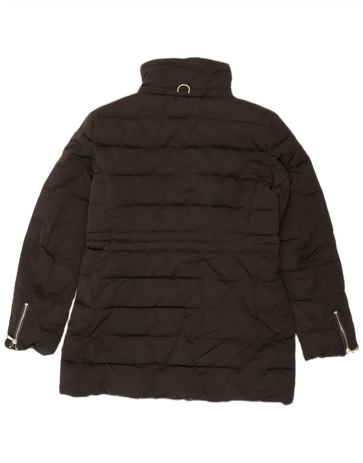 Palton căptușit pentru femei Zara UK 16 mare negru