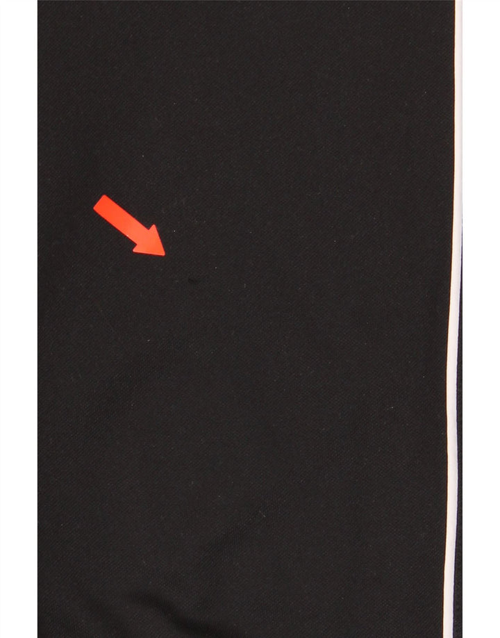 Pantaloni de trening Adidas pentru bărbați, poliester mediu negru