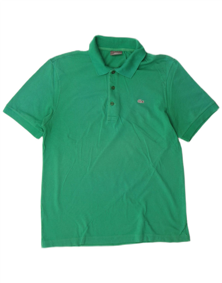 Tricou polo pentru bărbați LACOSTE Mărimea 5, bumbac verde mare