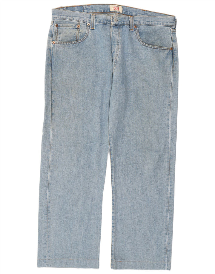 Blugi drepti pentru bărbați Levi's 501 W38 L28 Bumbac albastru