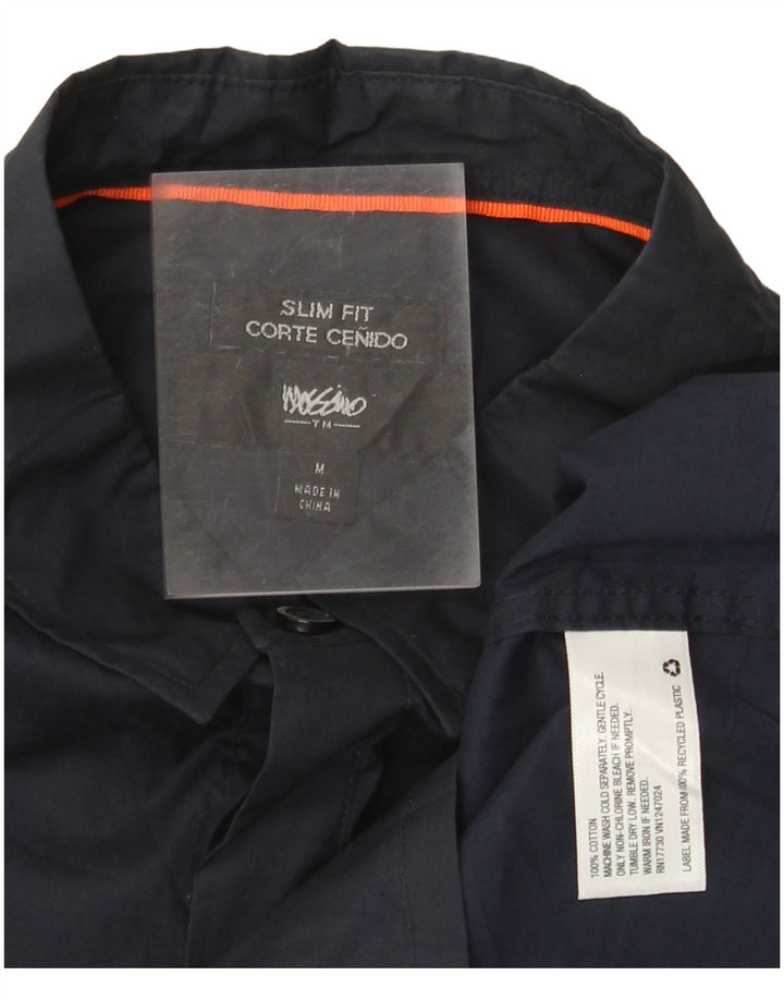 Cămașă pulover cu mânecă scurtă pentru bărbați Mossimo, bumbac bleumarin mediu