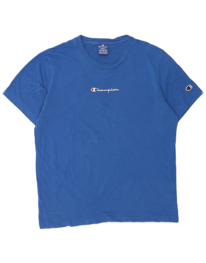 Tricou grafic pentru bărbați Champion Top mic, albastru, bumbac