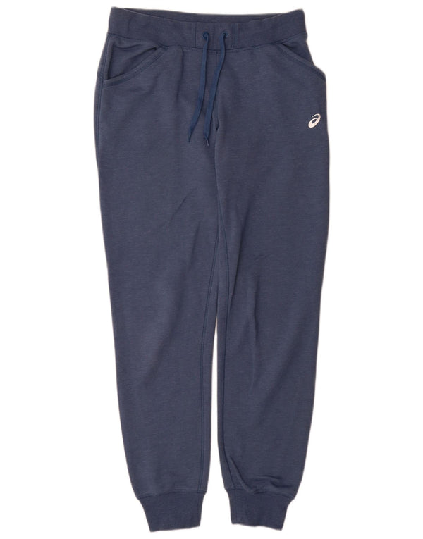 Pantaloni de trening pentru femei Asics Joggeri UK 16 Bumbac albastru mare