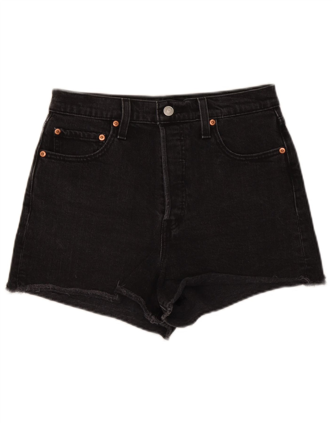 Pantaloni scurți din denim Levi's W29, bumbac mediu negru